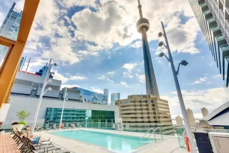 Aparthotel 2Bedroom Cn Tower And Water Views - Free Parking - Rooftop Pool Toronto